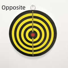 2-Sided Dart Board Set with 2 Darts