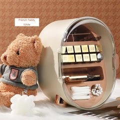 Dustproof Cosmetic Storage Box Organizer Case for Skincare Products and Jewelry