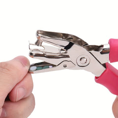 Handheld Hole Punch with Soft Grip - Perfect for Crafts, Cardstock