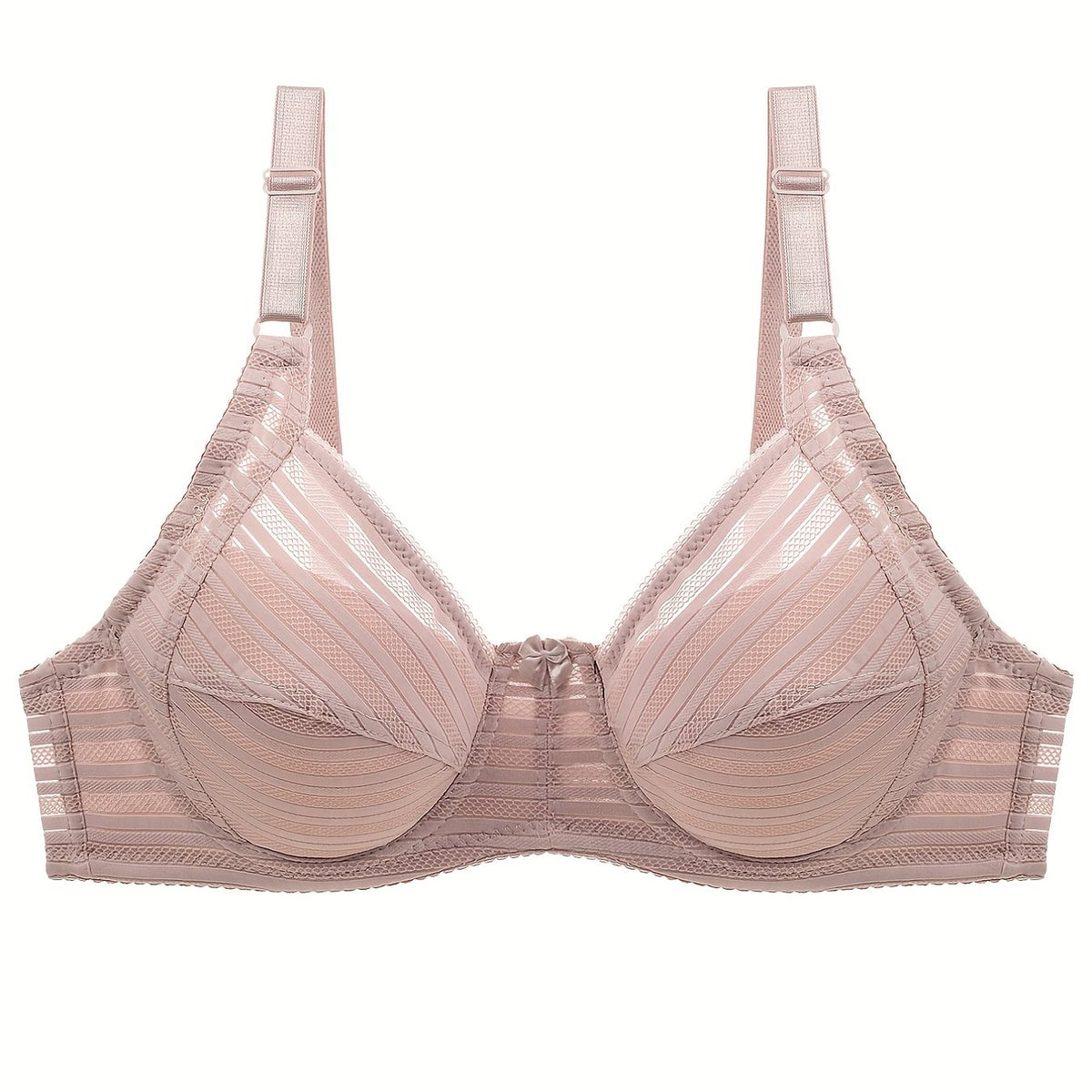 Solid Push Up Bra Comfy & Breathable Everyday Bra Women's Lingerie
