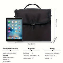 Large Makeup Organizer Case Professional Nail Train Bag