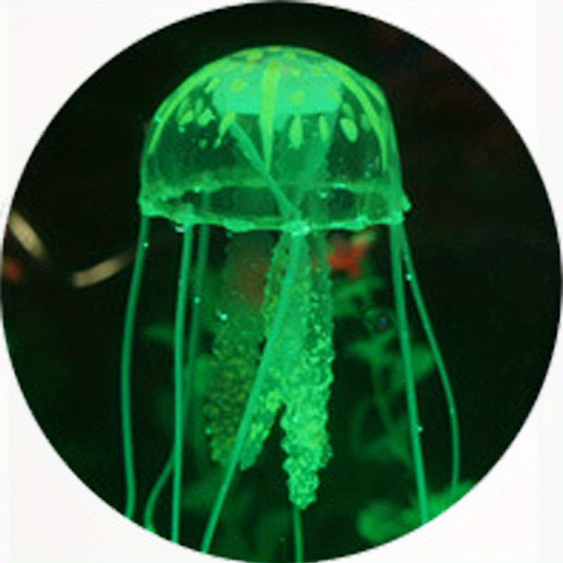 Glowing Jellyfish Ornaments for Aquariums