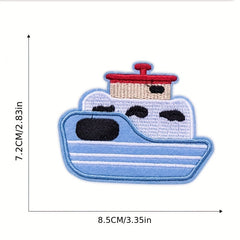 15pcs Vehicle Embroidered Patches Sew On Applique Repair Patches DIY Cra