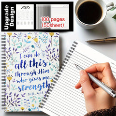 Inspirational Spiral Notebook Journal School Office Supplies