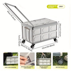 Outdoor Camping Storage Box Folding Suitcase Car Trunk Organizer