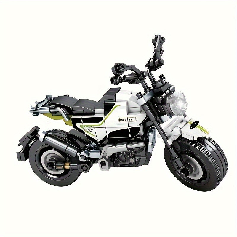 Assembly Building Blocks Motorcycle Model Diy Educational Assembly Block Toy