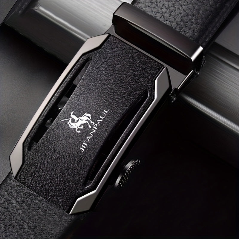 Men's Automatic Buckle PU Leather Belt