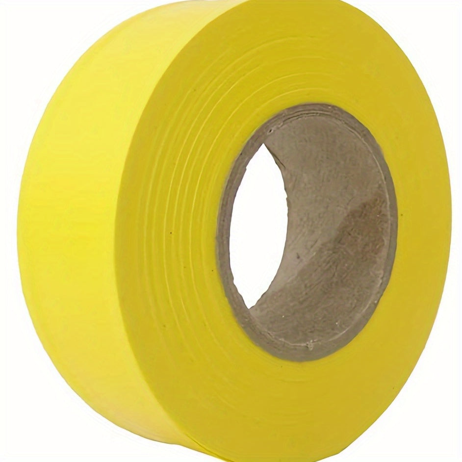 Neon Flagging Tape 2.54cm Wide Multipurpose Marking Ribbon