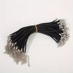 10pcs Mixed Leather Lace Braided Bracelet Rope DIY Jewelry Hand Braided Rope