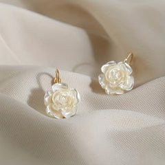 Camellia Dangle Earrings for Women, Summer Party Gift