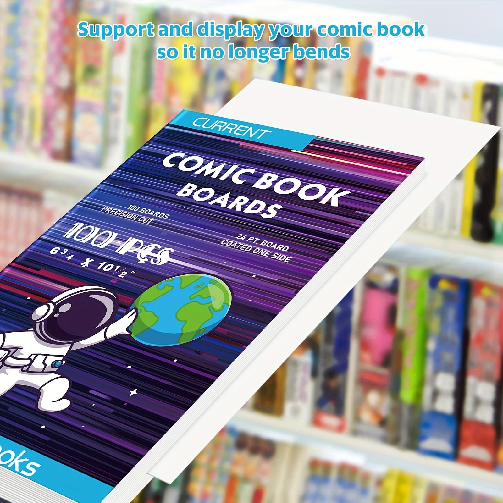 100 Acid-Free Comic Book Backing Boards