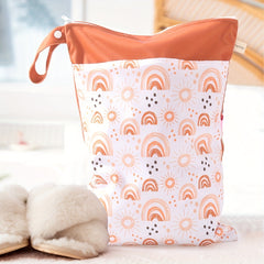 Mommy's Waterproof Diaper Bag w/ Double Zipper & Stroller Hanging