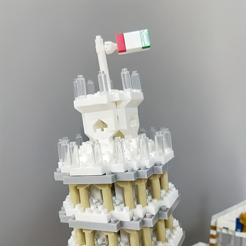 2000pcs 3D Puzzle Leaning Tower of Pisa Display Toy