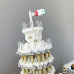 2000pcs 3D Puzzle Leaning Tower of Pisa Display Toy