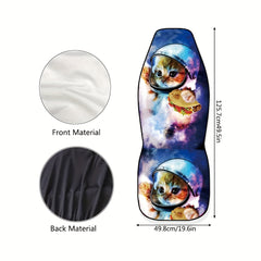 Kitten Print Car Seat Cover