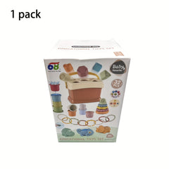 Baby Stacking Cups Shape Sorters Set Animals Toys