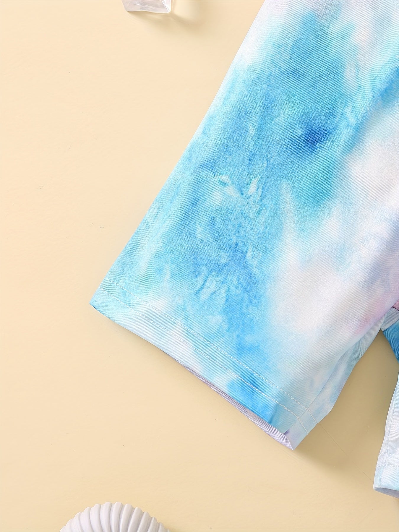 Girls' Tie dye Print Biker Shorts Sports Casual Active Shorts