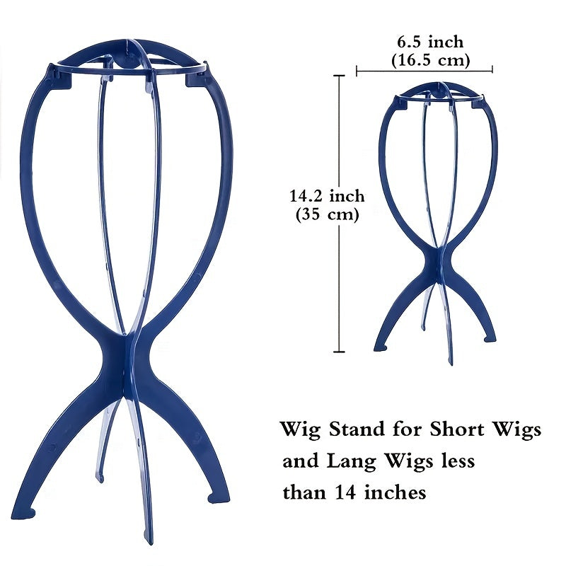 Portable Wig Stand for Women Travel Friendly Wig Display Stand