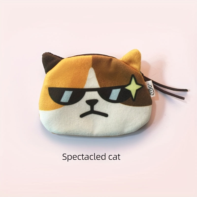 Cartoon Cat Coin Purse Storage Bag for Girls