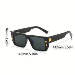 Men's Retro Square Sunglasses