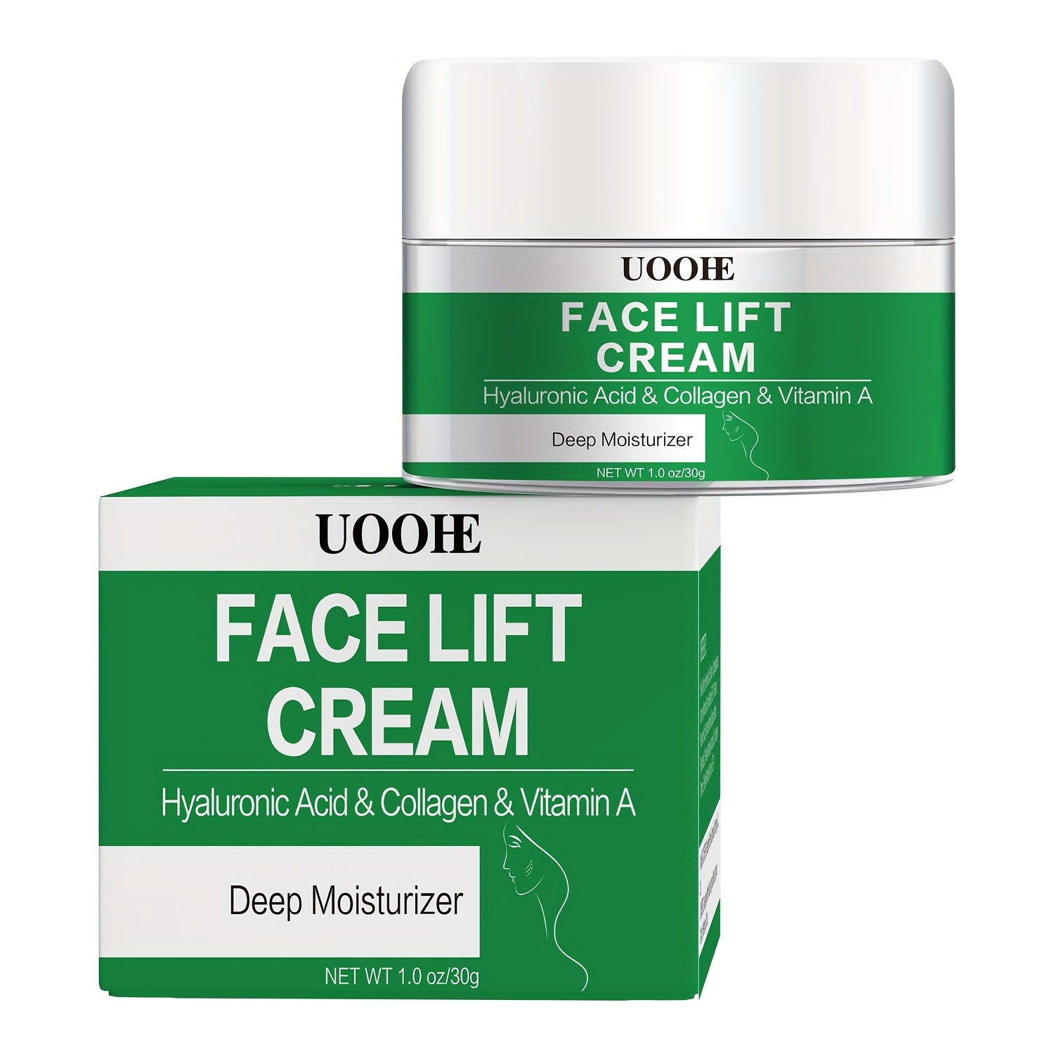 Instant Face Lift Cream 30g Tighten Firm Sagging Skin Smooth Wrinkles