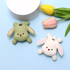 Silicone Rabbit Teether Baby Teething Toy Boy Girl
