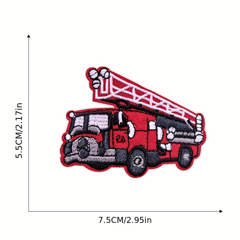 15pcs Vehicle Embroidered Patches Sew On Applique Repair Patches DIY Cra