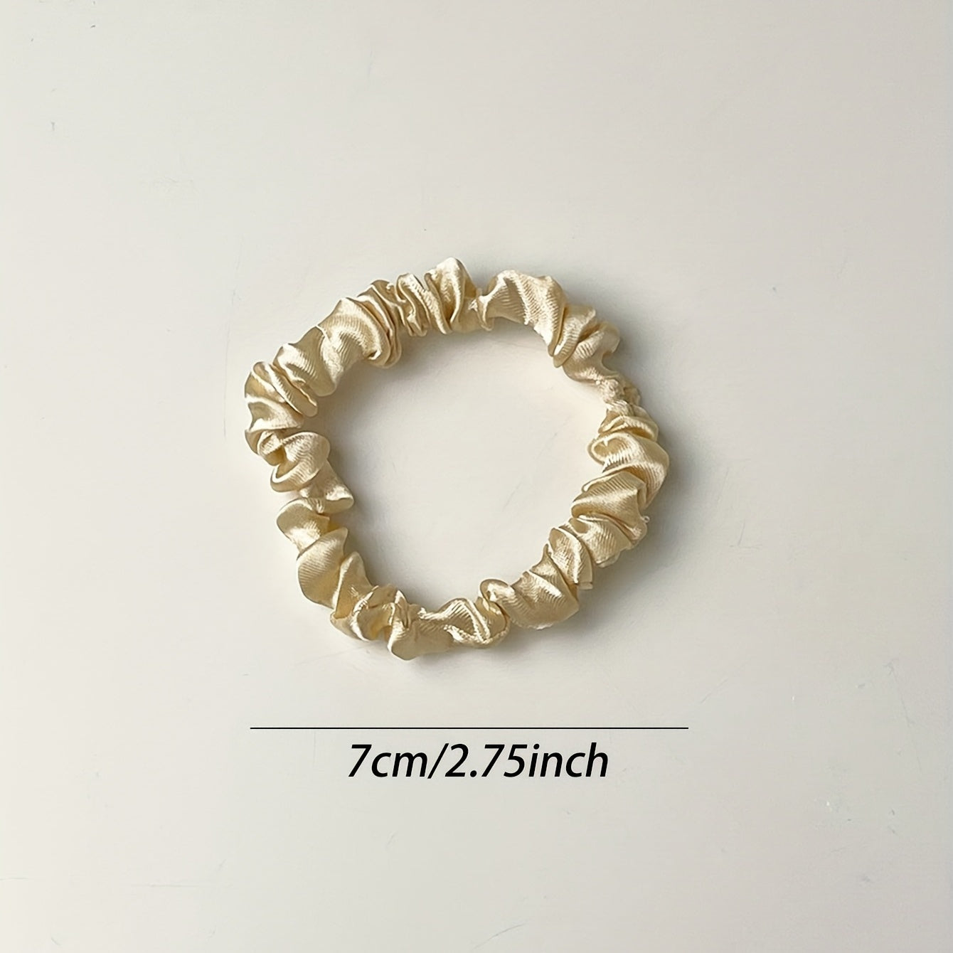 12 Pcs Solid Hair Tie Elastic Scrunchie Ponytail Hair Rope for Girls Women