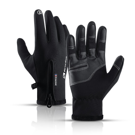Winter Warm Windproof Non-slip Lleece Ski Gloves
