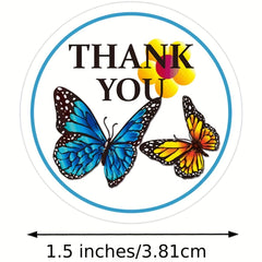 500pcs 2 Butterfly Wedding Decoration Stickers