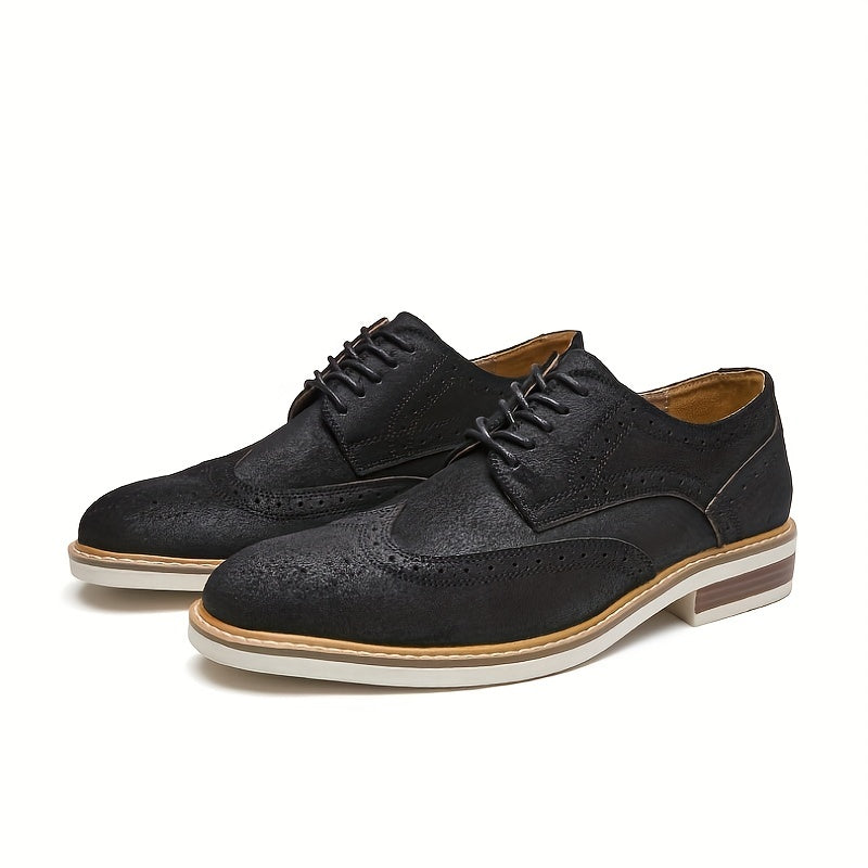 Men's Lace up Brogue Oxford Shoes for Office Business