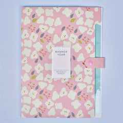 A4 Broken Flower Series 5 Grid Folder Student Test Paper Office Storage
