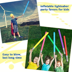2 PCS Inflatable Laser Sword Toys Game Props Birthday Party Concert Pool Gift