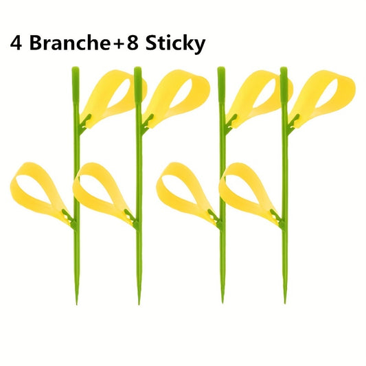 8pcs Yellow Insect Trap, Waterproof, Garden Pest Control