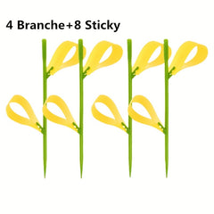 8pcs Yellow Insect Trap, Waterproof, Garden Pest Control