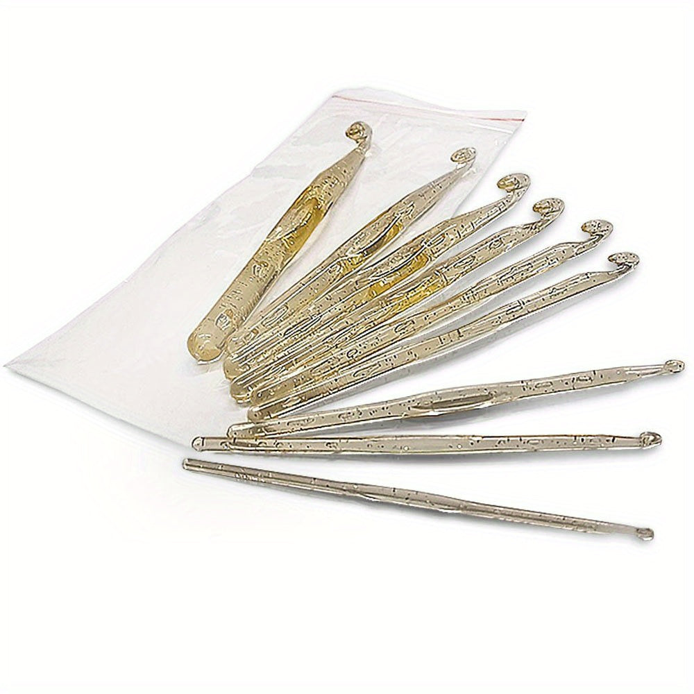 9pcs Crochet Hooks Knitting Tool Sweater Needle Plastic Crochet