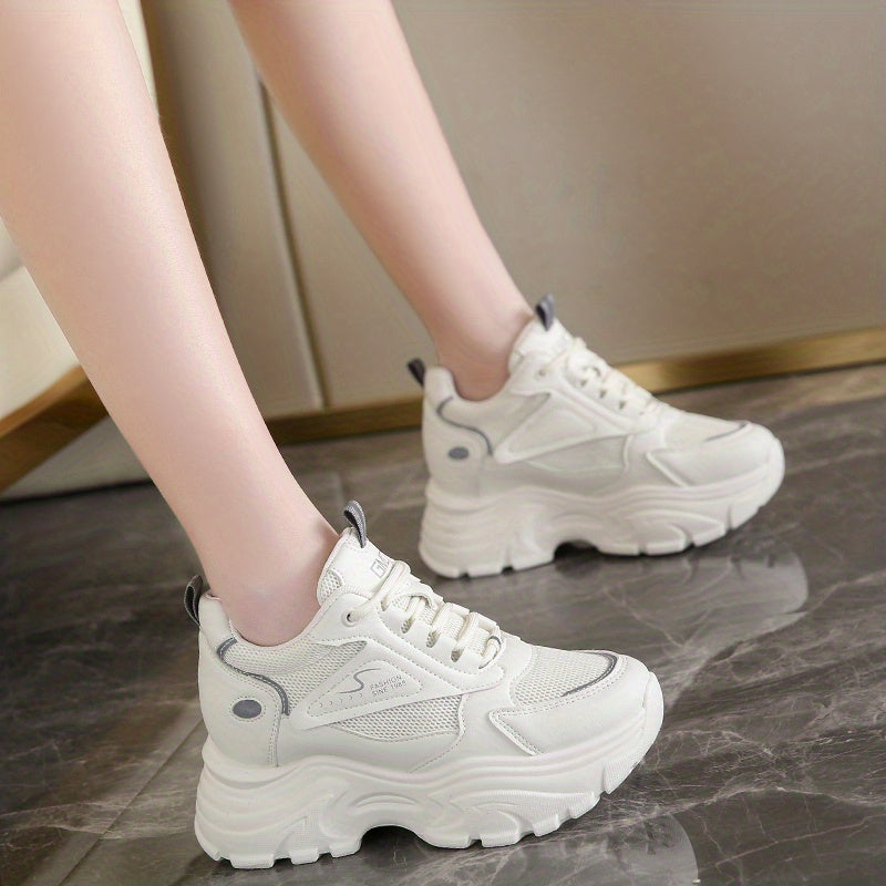 Non Slip Thick Shock Absorption Sports Sneakers Casual Walking Shoes