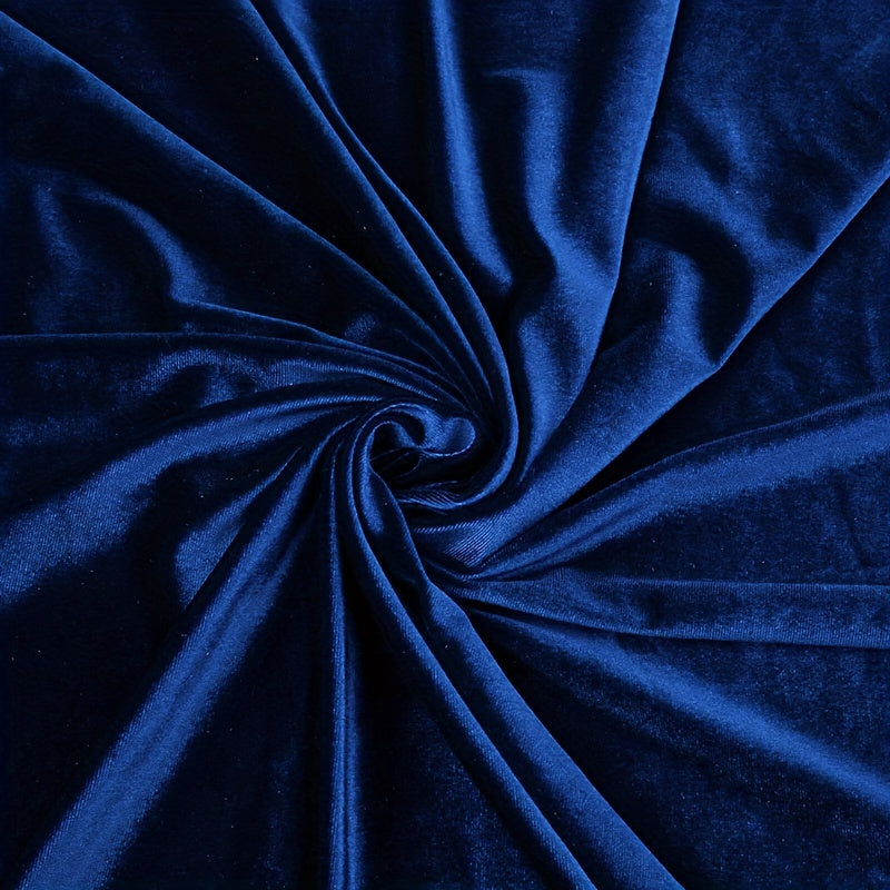 Golden Velvet Multicolor Elastic Fabric 0.91m