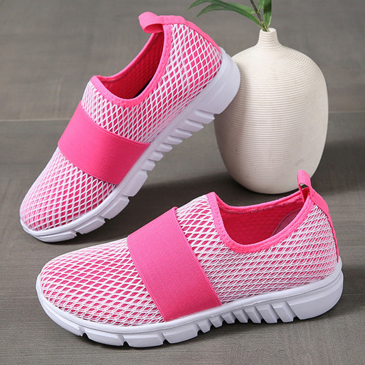 Women's Lightweight Mesh Slip-on Sneakers Breathable Casual Shoes