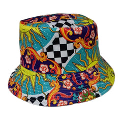 Double Sided Print Bucket Hat All match Sun Protection Hat