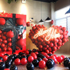 60pcs Red Latex Balloons Garland Kit for Party Decorations