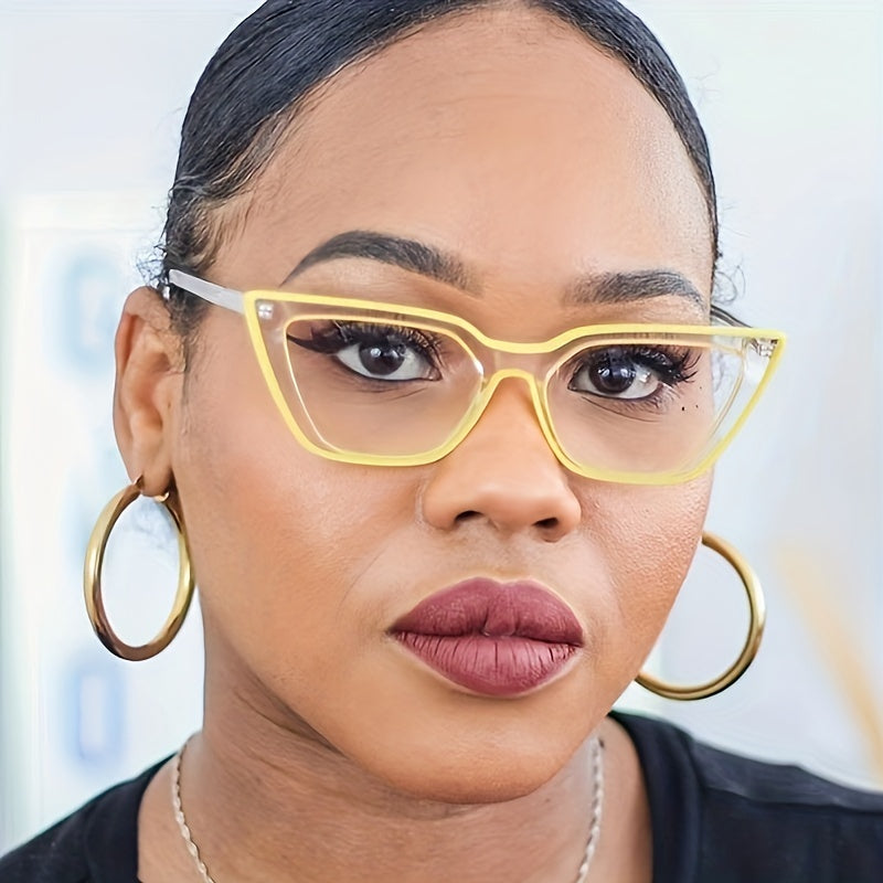 TR90 Cat Eye Light Blocking Glasses for Men Women