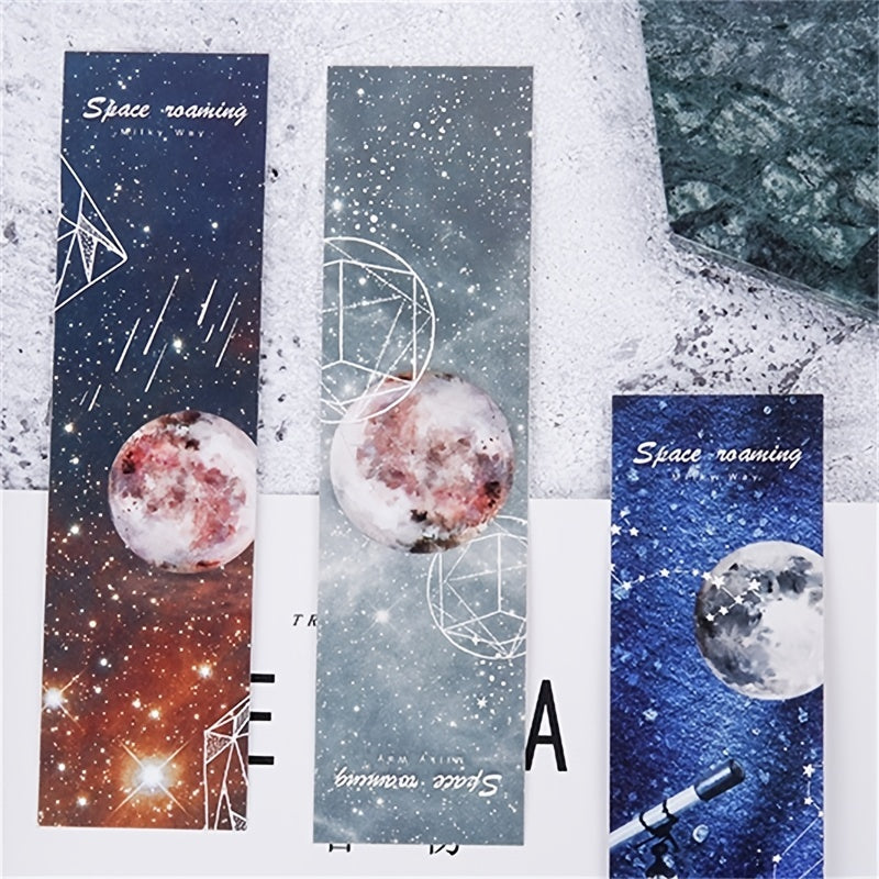 30pcs Roam Space Bookmarks Set 15 5 98in 4 1 65in