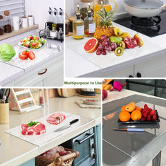 Acrylic Transparent Cutting Board for Kitchen Non-Slip