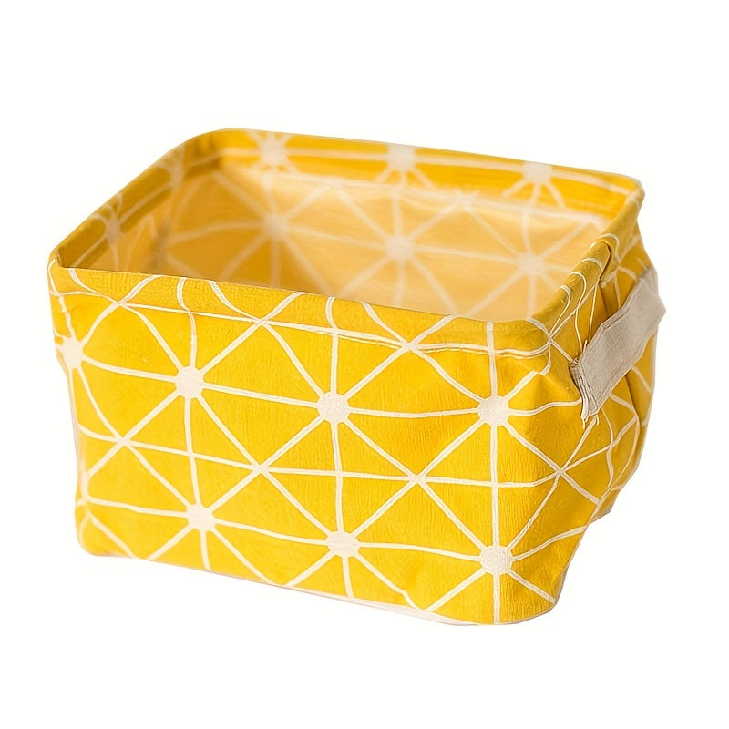 Cloth Storage Basket Makeup Storage Box Multifunctional Folding Sundries Storage
