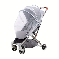 Foldable Mosquito Net for Stroller, Full Cover, Double Zipper