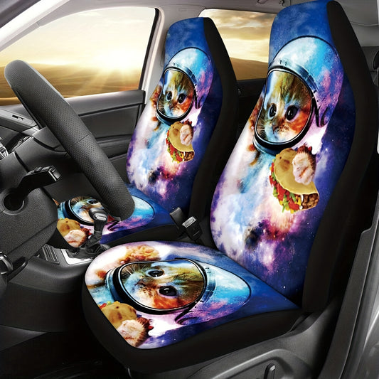 Kitten Print Car Seat Cover