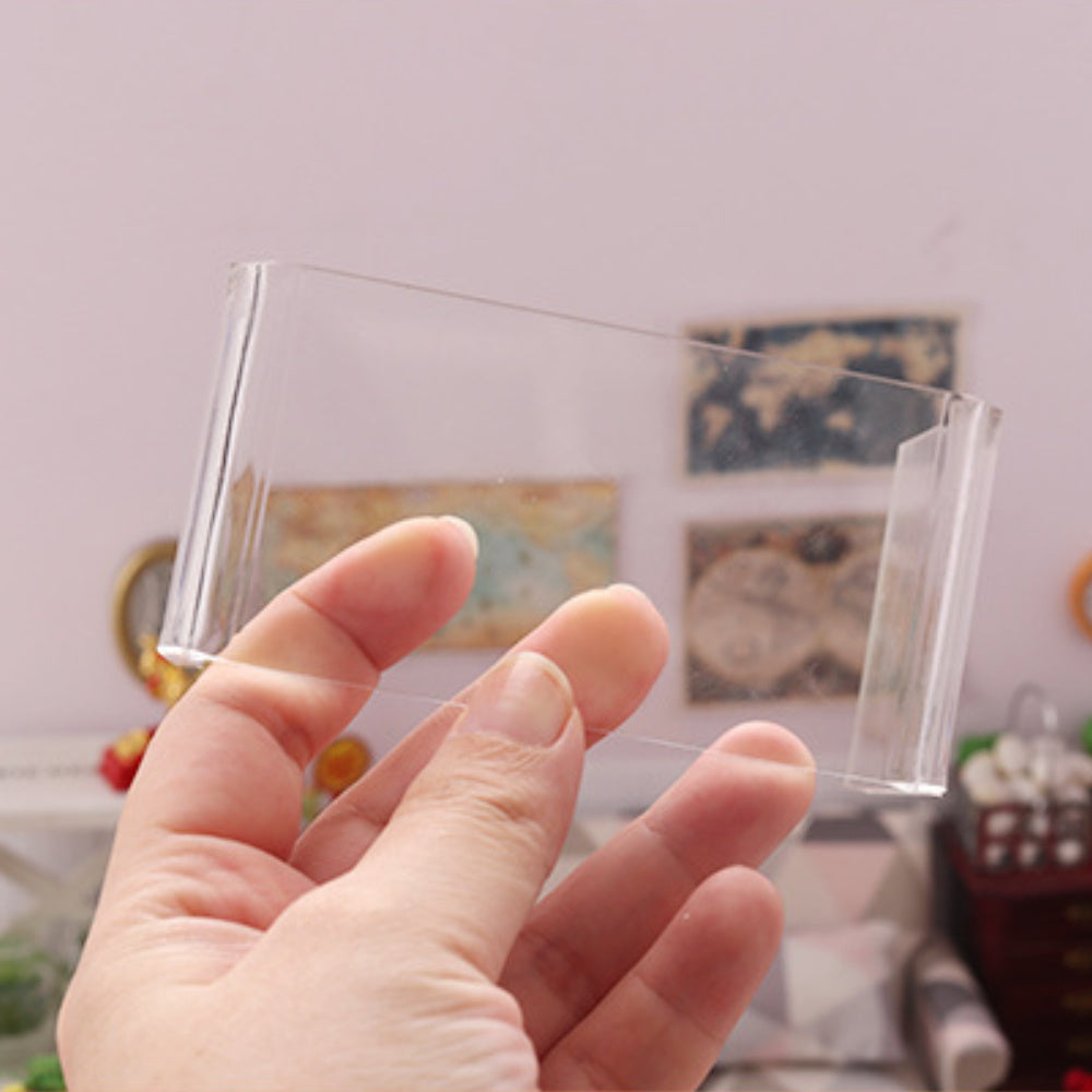 Acrylic Small Table for Dollhouse Decoration