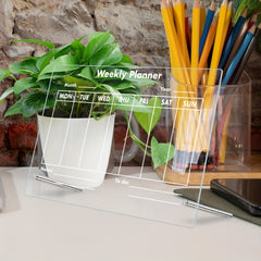 Acrylic Weekly Planner Message Board