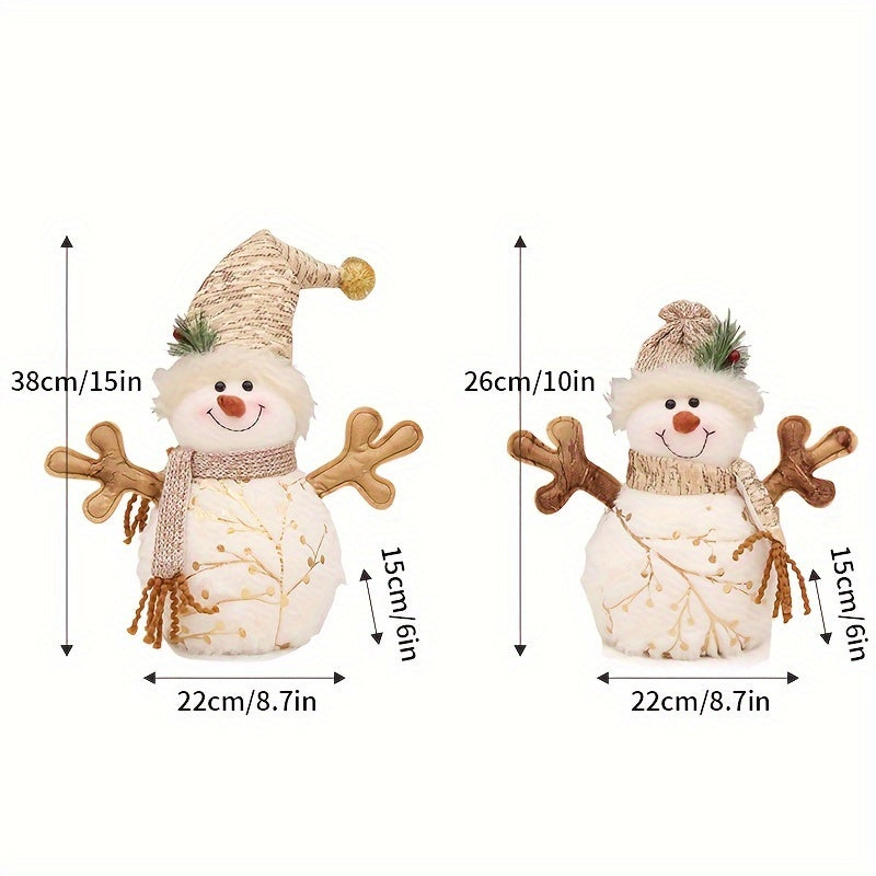 Snowman Doll Ornament Christmas Decoration Window Supplies